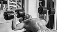 One of the best dumbell chest exercises. (Image via Wallpaperflare.com)